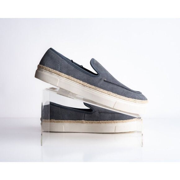 Zara Mens Suede Espadrilles Loafers Sneakers Blue US 7 EU 40 New 2503/420 main image 8